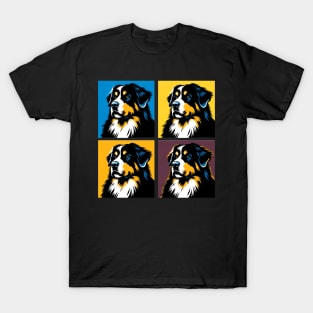 Bernese Mountain Dog Pop Art - Dog Lover Gifts T-Shirt